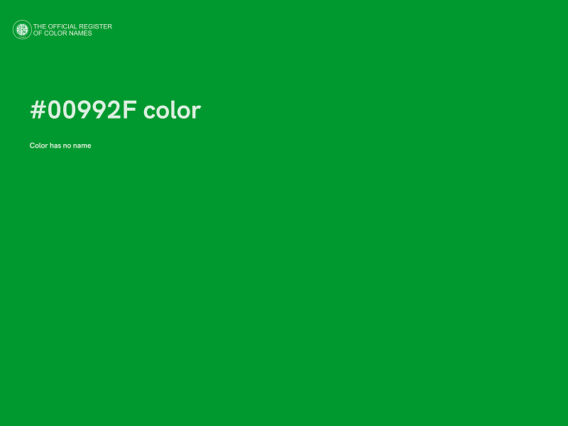 #00992F color image