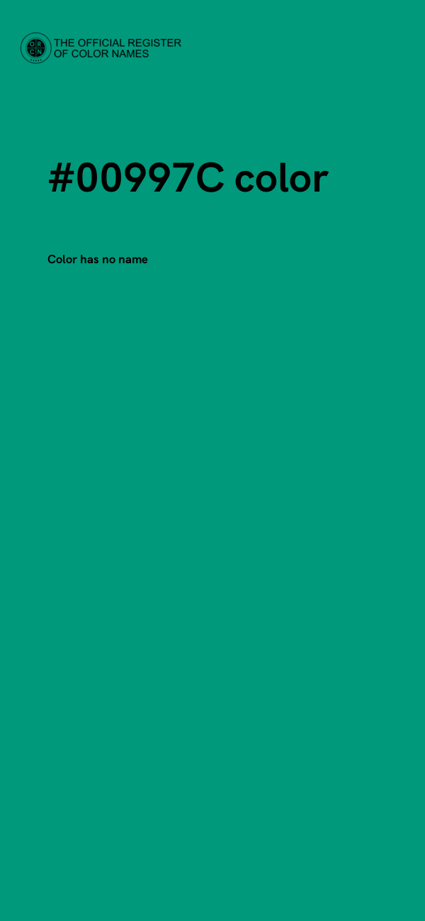 #00997C color image