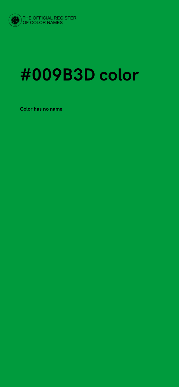 #009B3D color image