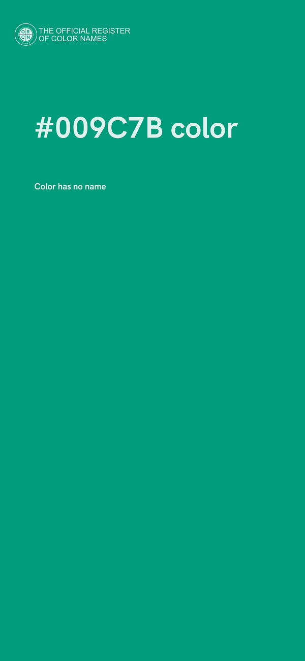 #009C7B color image