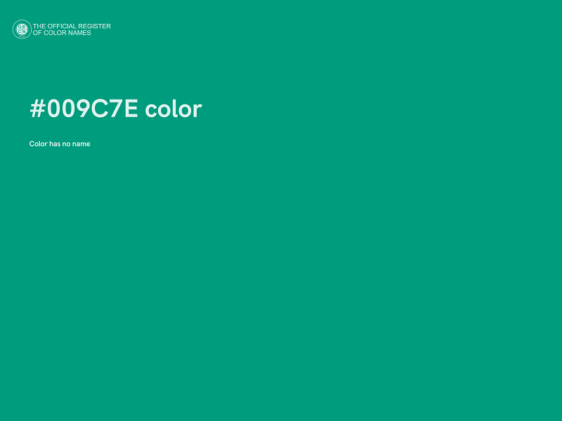 #009C7E color image