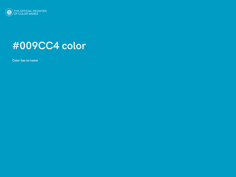 #009CC4 color image