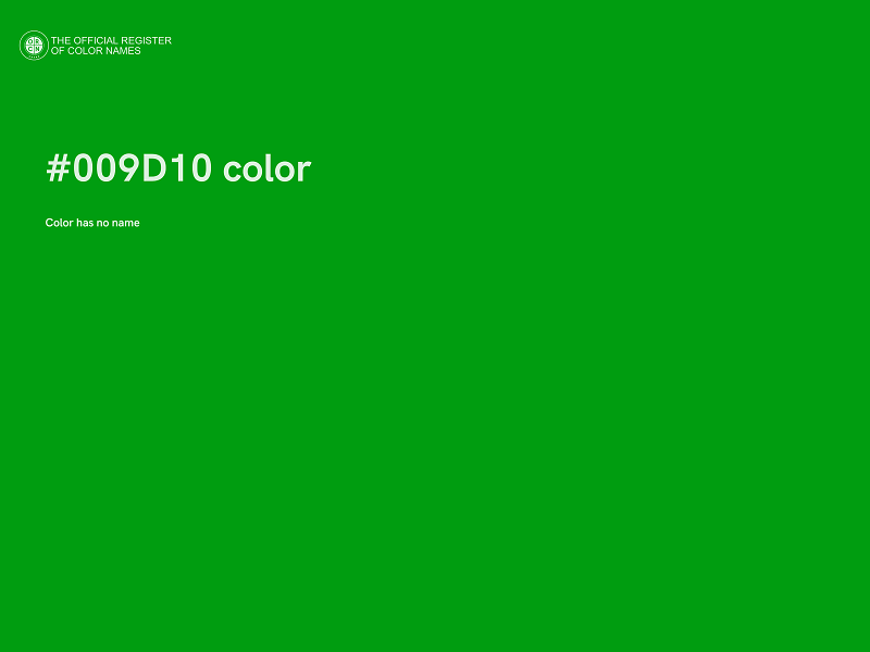 #009D10 color image