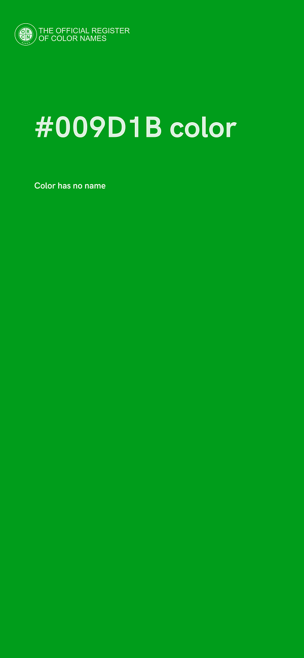 #009D1B color image