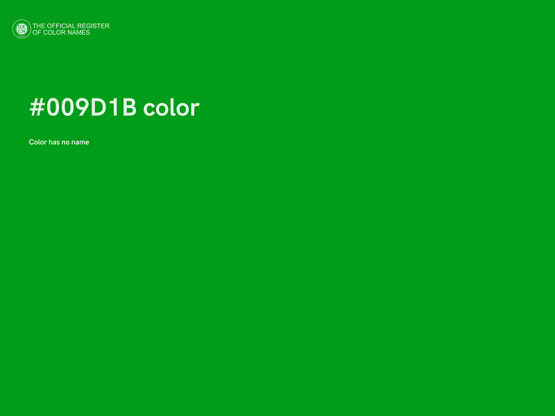 #009D1B color image
