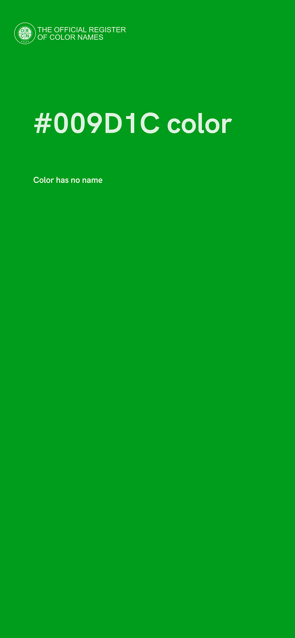 #009D1C color image