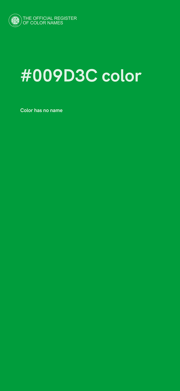 #009D3C color image