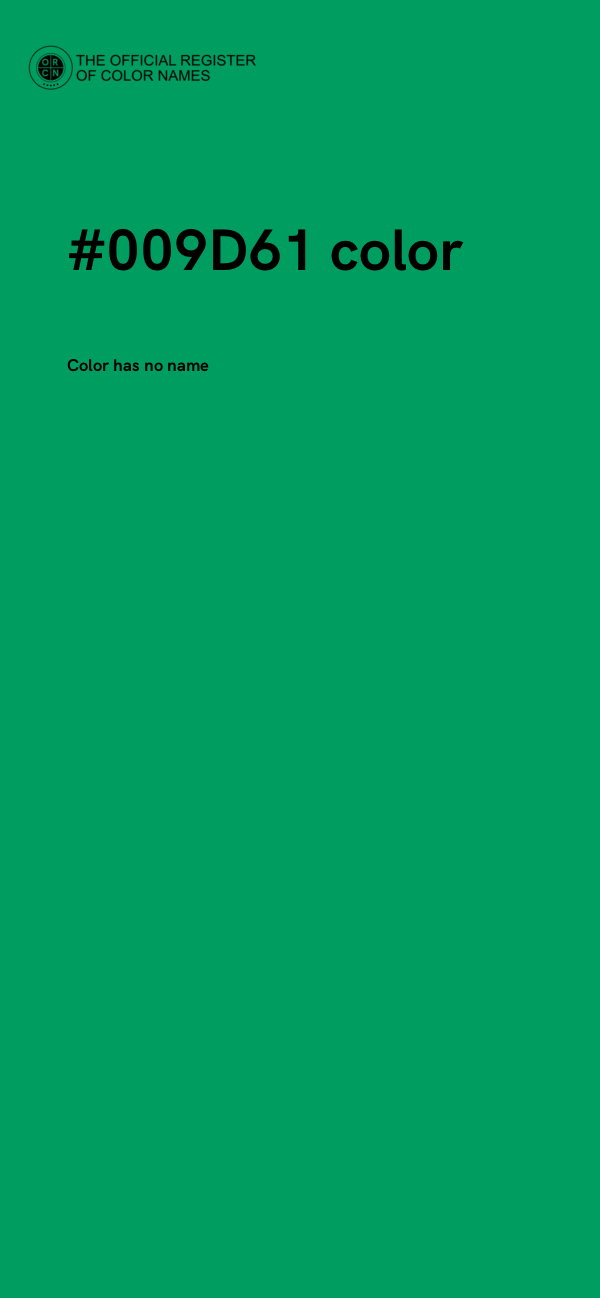 #009D61 color image