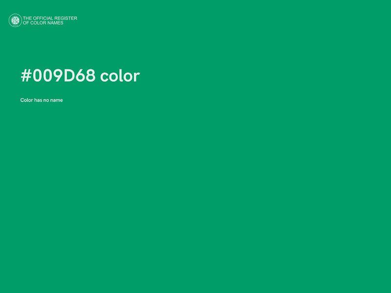 #009D68 color image