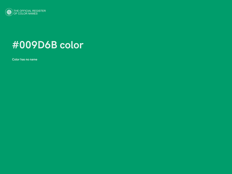 #009D6B color image