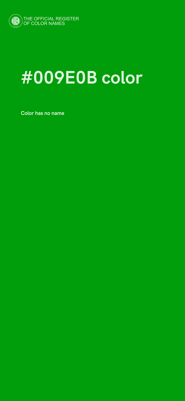 #009E0B color image