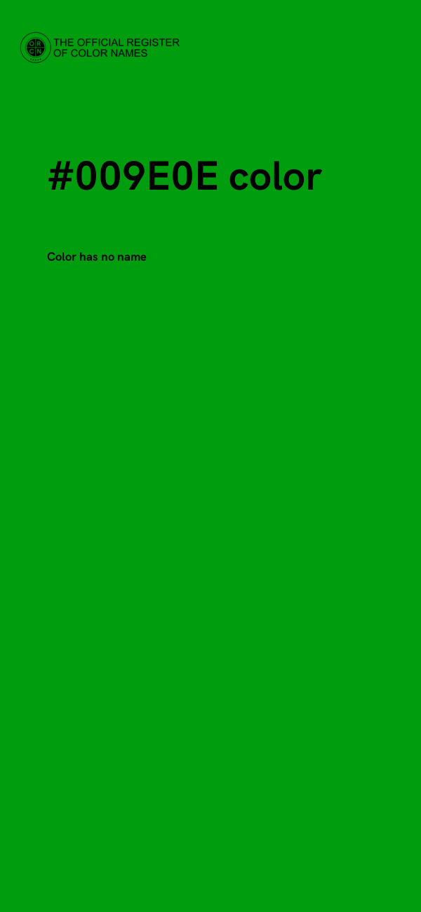 #009E0E color image