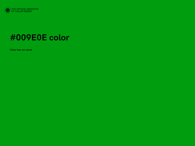 #009E0E color image