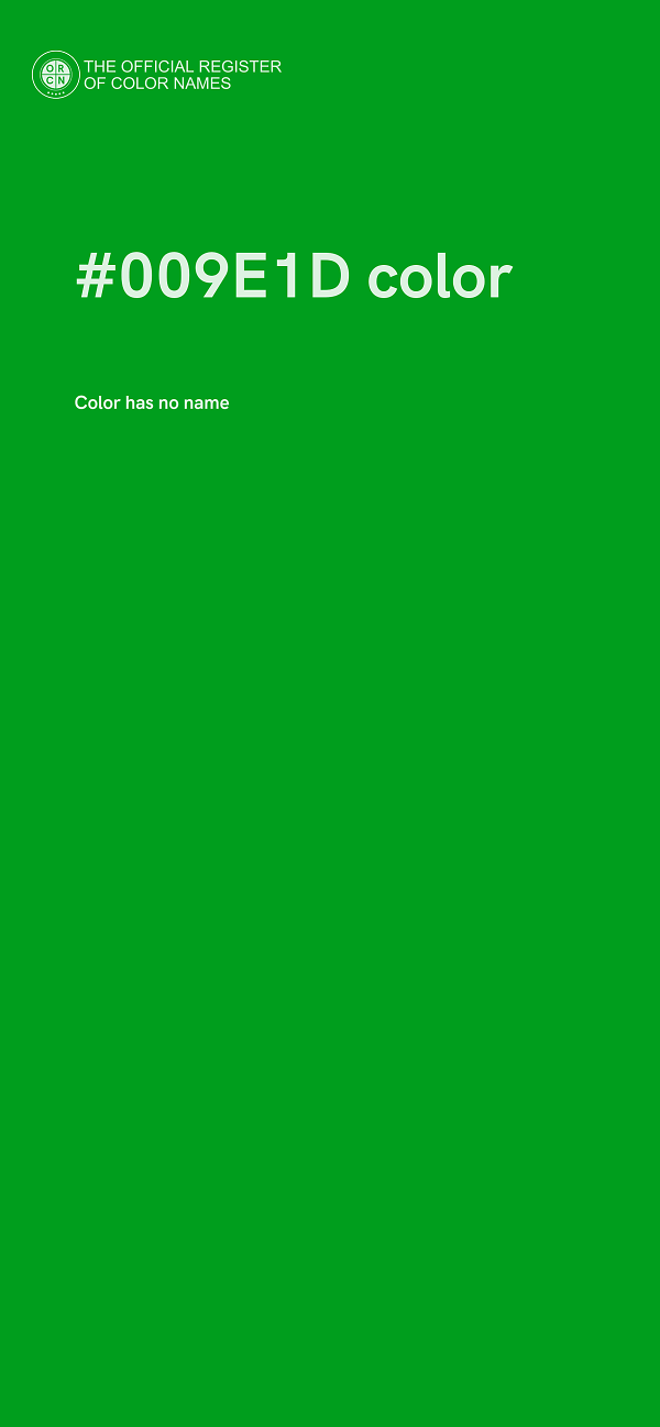 #009E1D color image