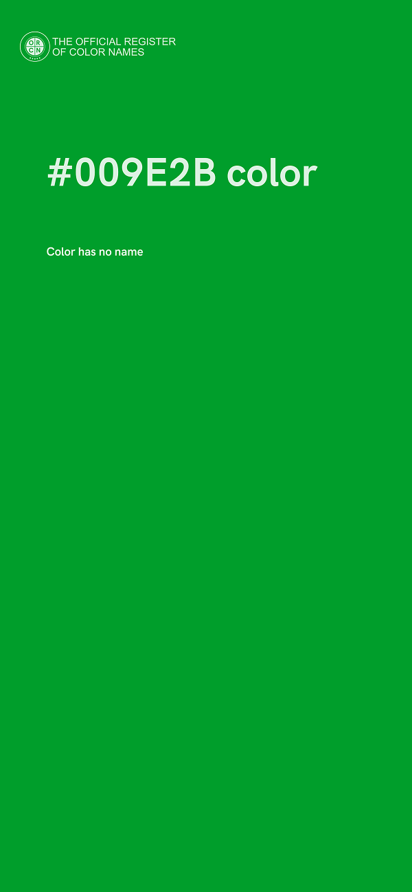 #009E2B color image