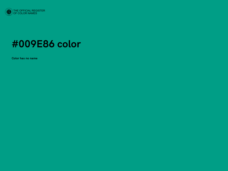 #009E86 color image