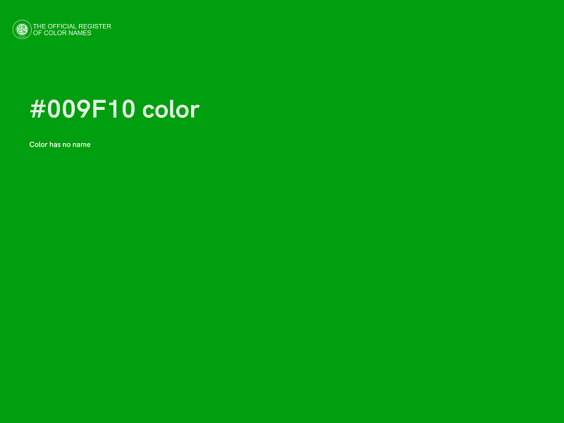 #009F10 color image