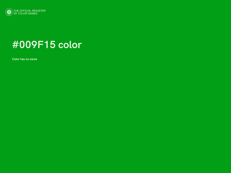 #009F15 color image