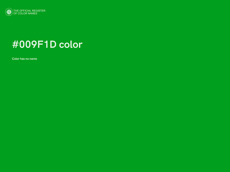 #009F1D color image