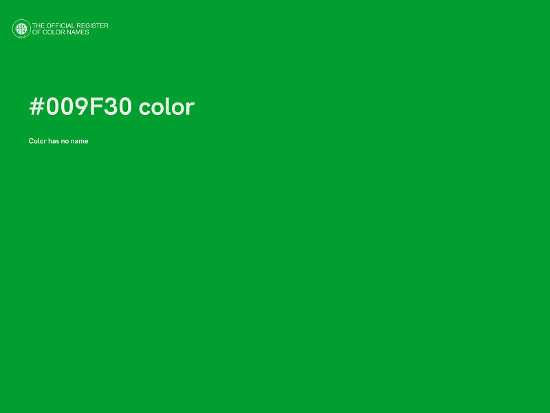 #009F30 color image