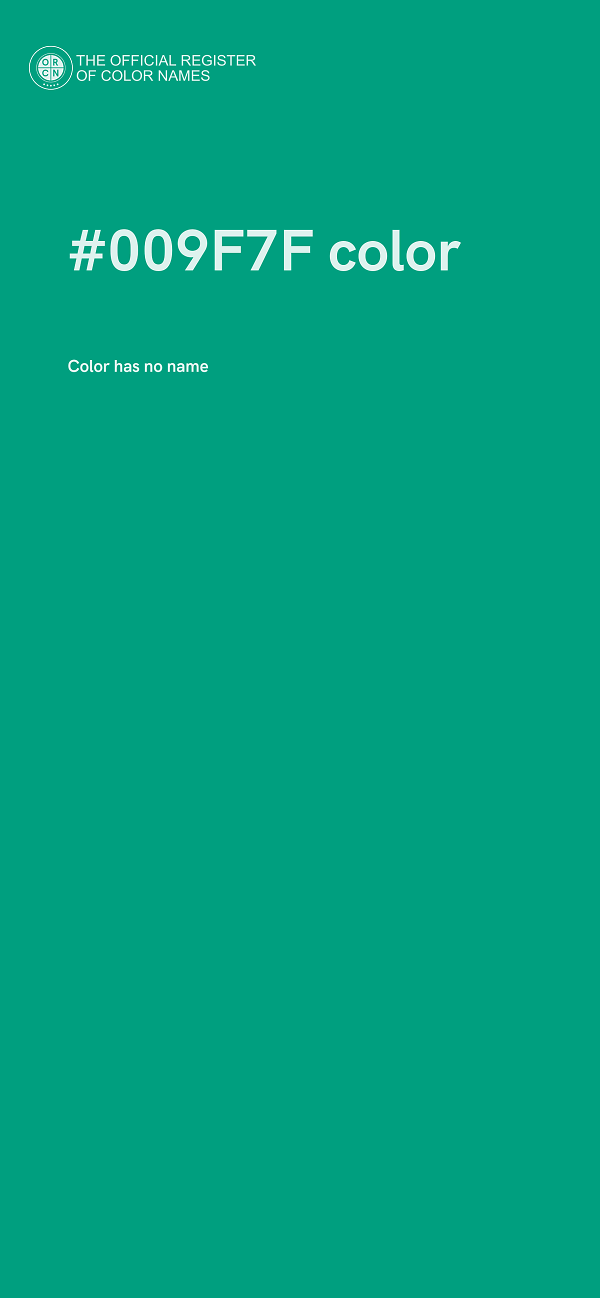 #009F7F color image