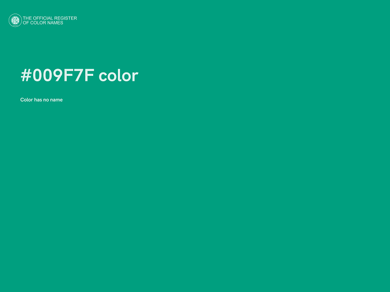 #009F7F color image