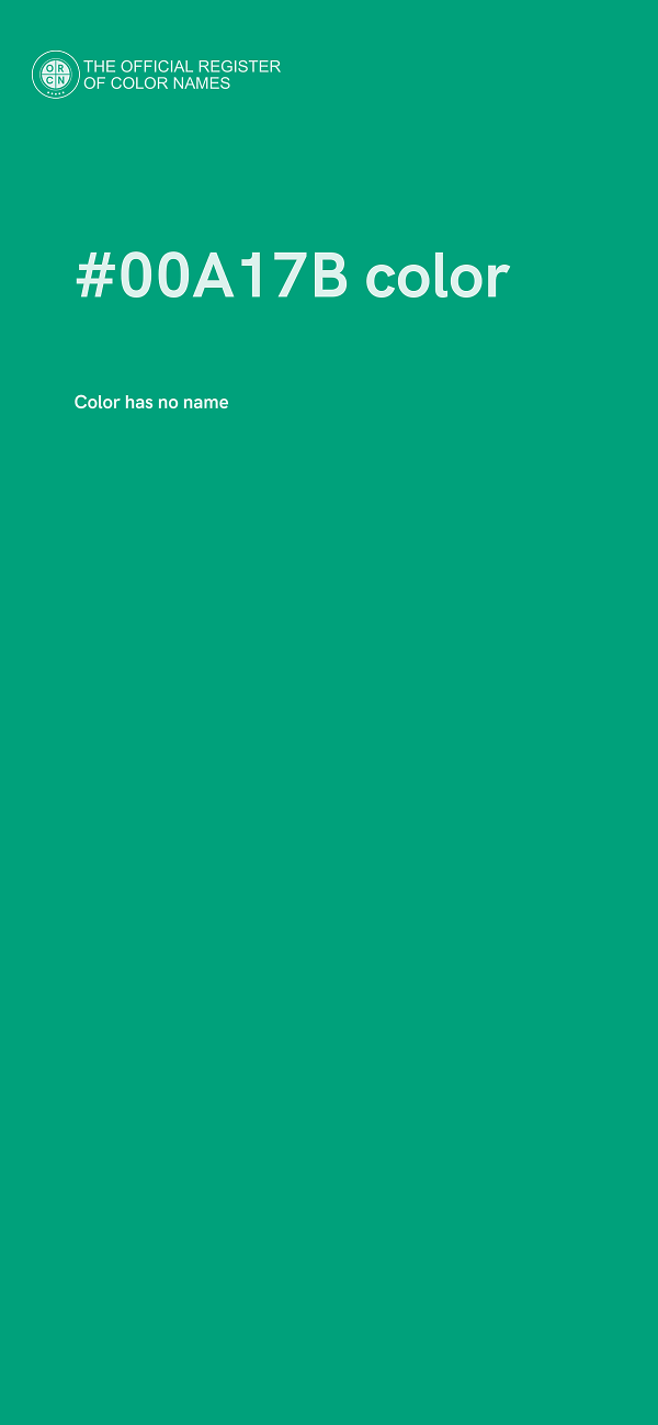 #00A17B color image
