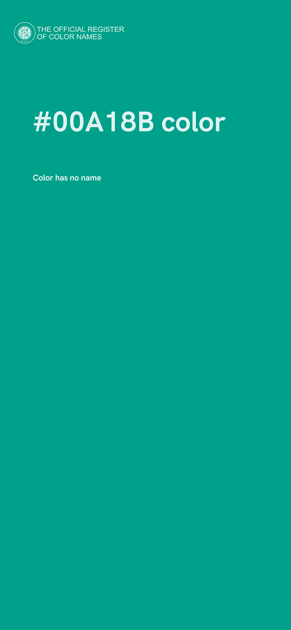 #00A18B color image
