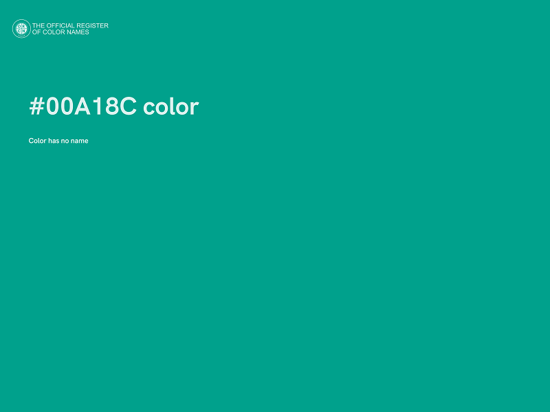 #00A18C color image