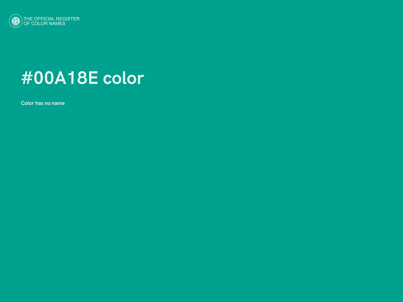 #00A18E color image