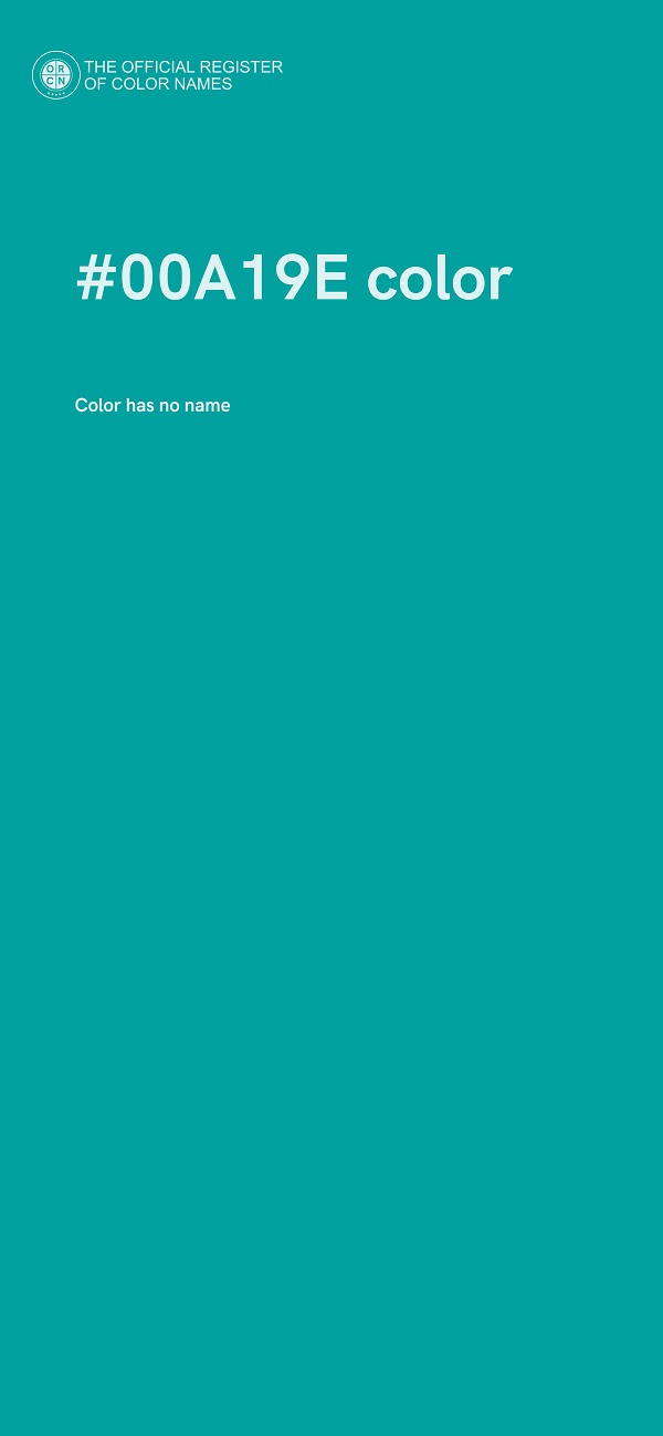 #00A19E color image
