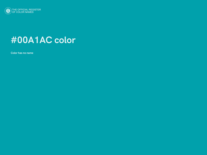 #00A1AC color image