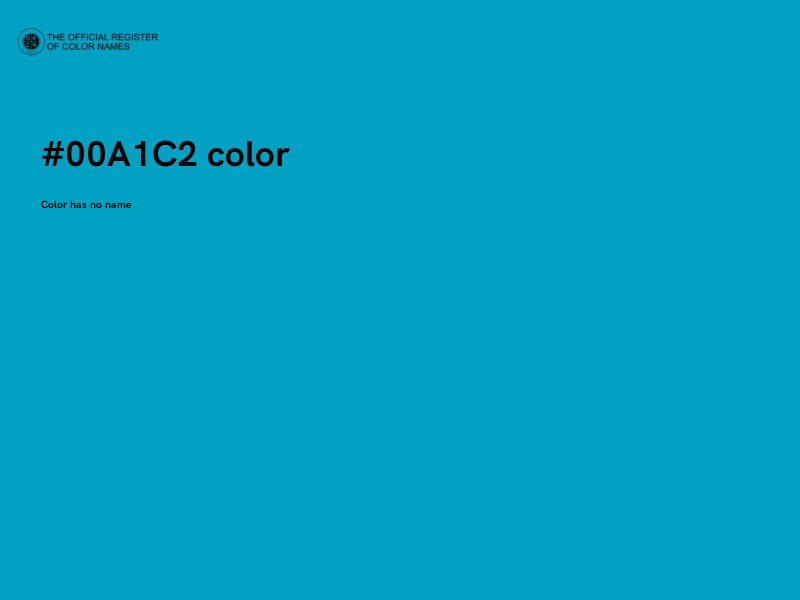 #00A1C2 color image