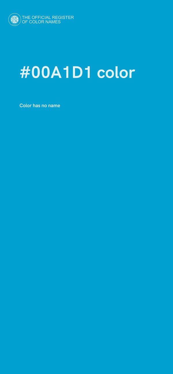 #00A1D1 color image