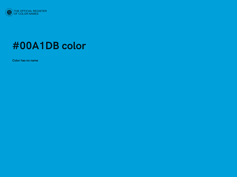 #00A1DB color image