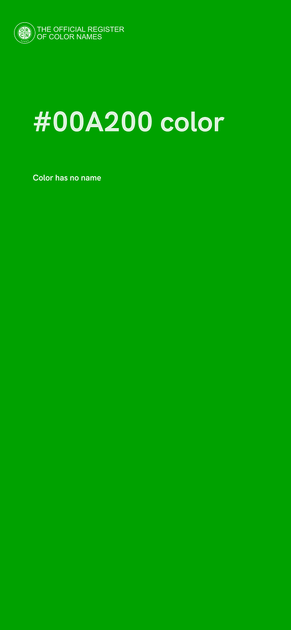 #00A200 color image