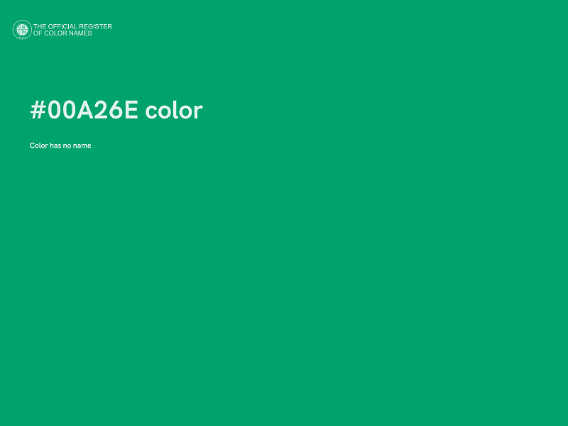 #00A26E color image