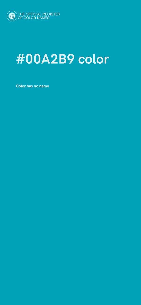 #00A2B9 color image