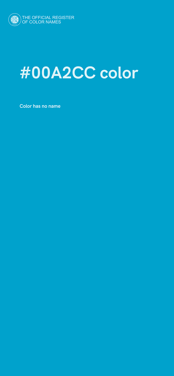 #00A2CC color image