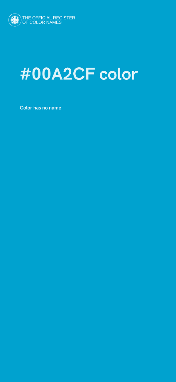 #00A2CF color image