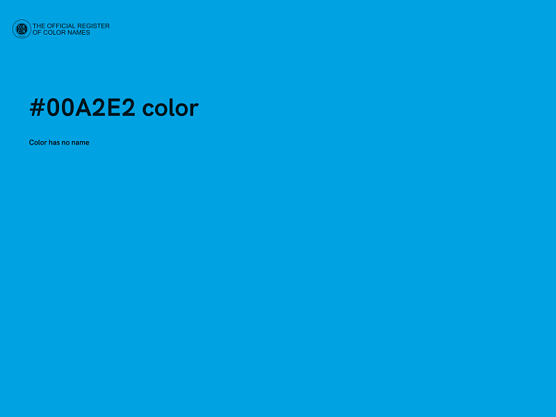 #00A2E2 color image