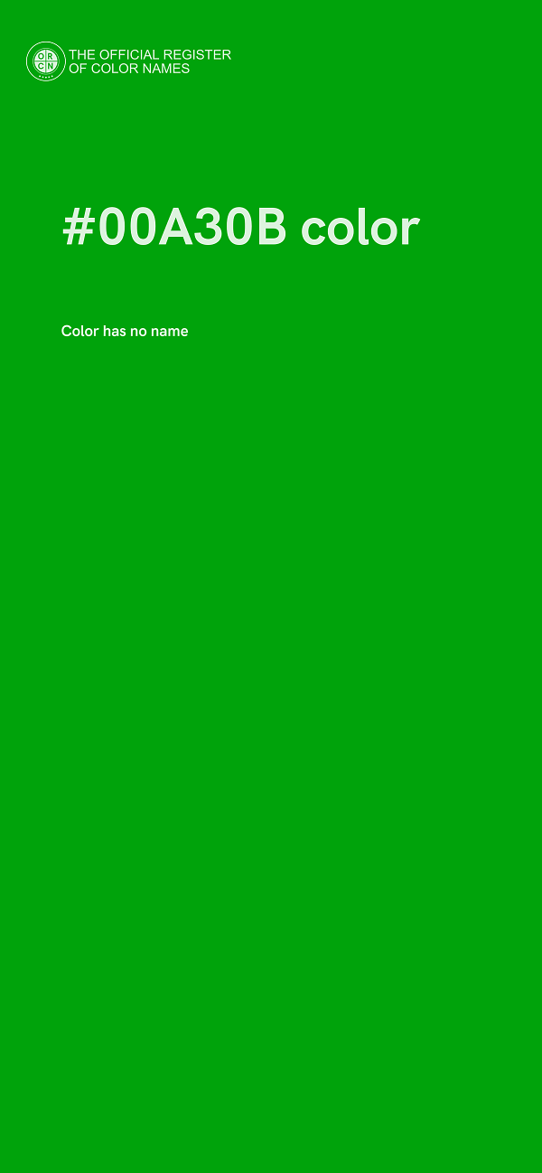 #00A30B color image