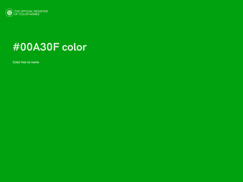 #00A30F color image