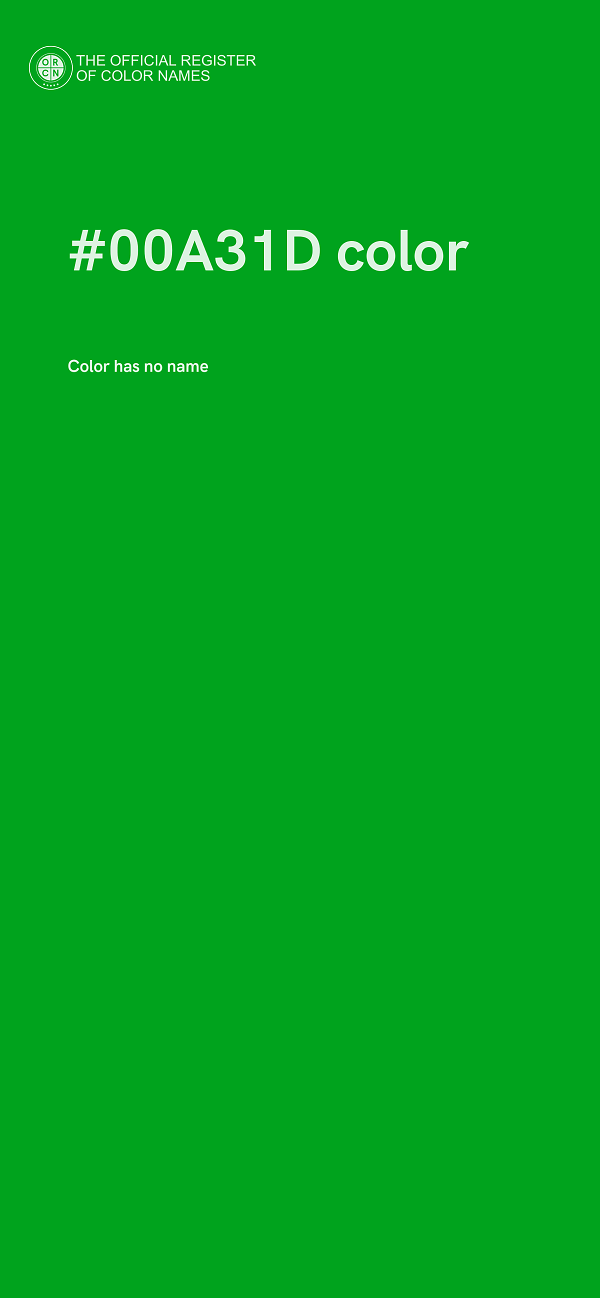 #00A31D color image
