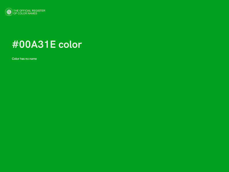#00A31E color image