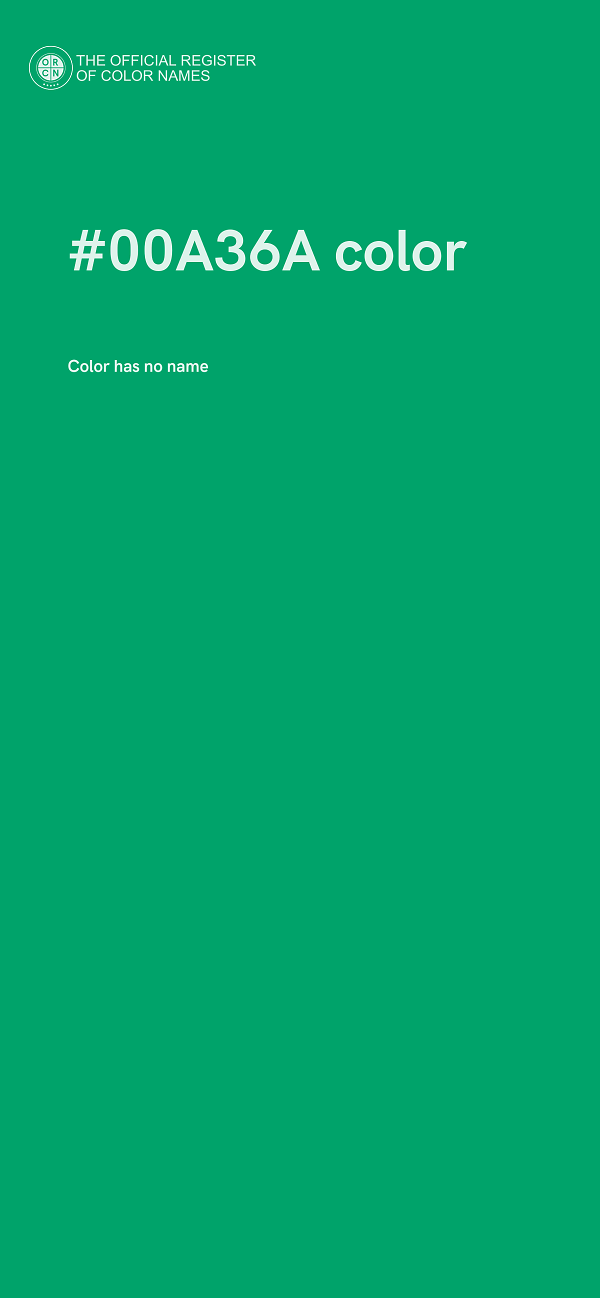 #00A36A color image