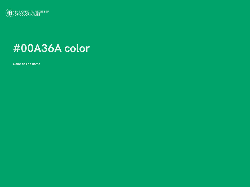 #00A36A color image
