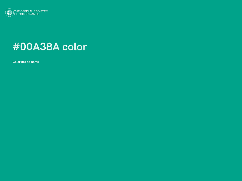 #00A38A color image