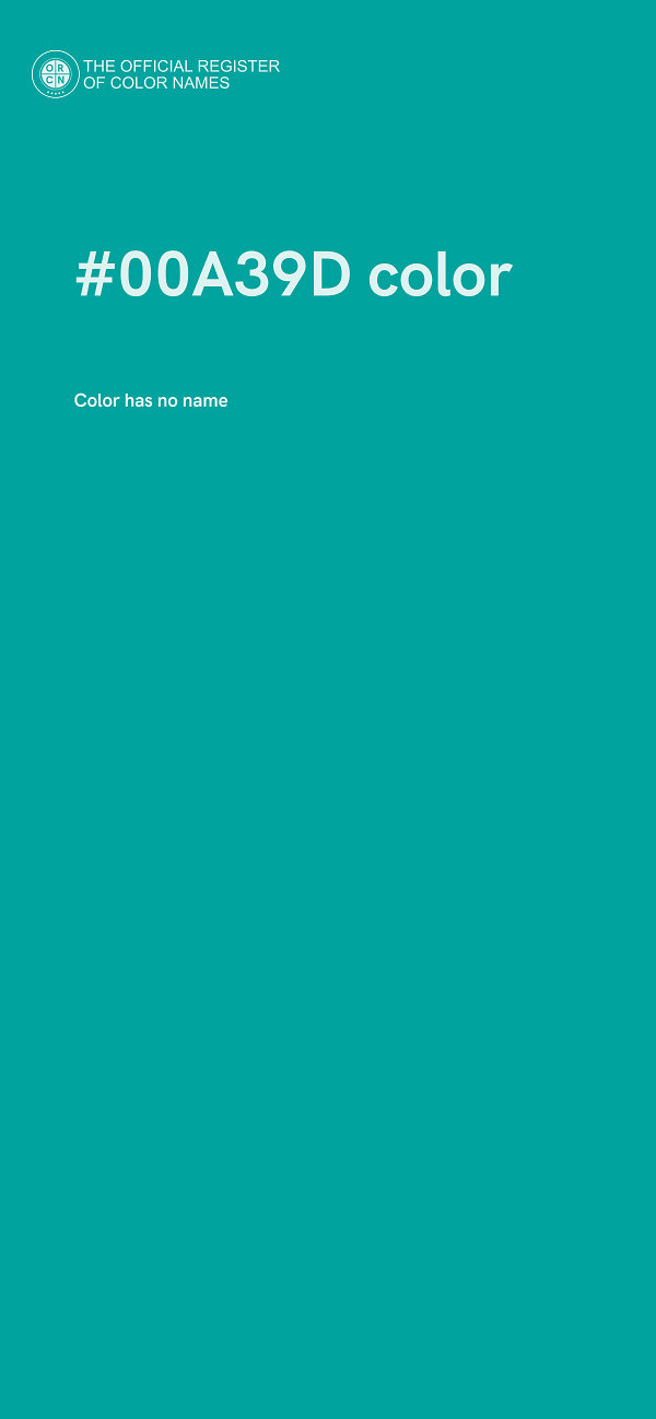 #00A39D color image