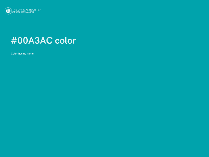 #00A3AC color image